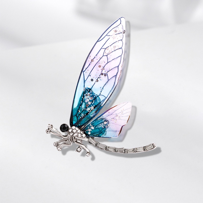 Ghim Cài Áo Hình Con Ong Đính Đá Pha Lê Thanh Lịch