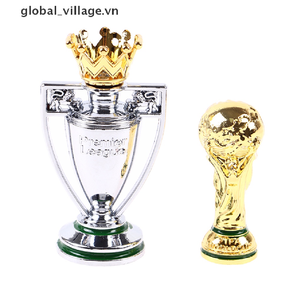 Móc khóa cup bóng đá mini trang trí tượng cầu thủ bóng đá