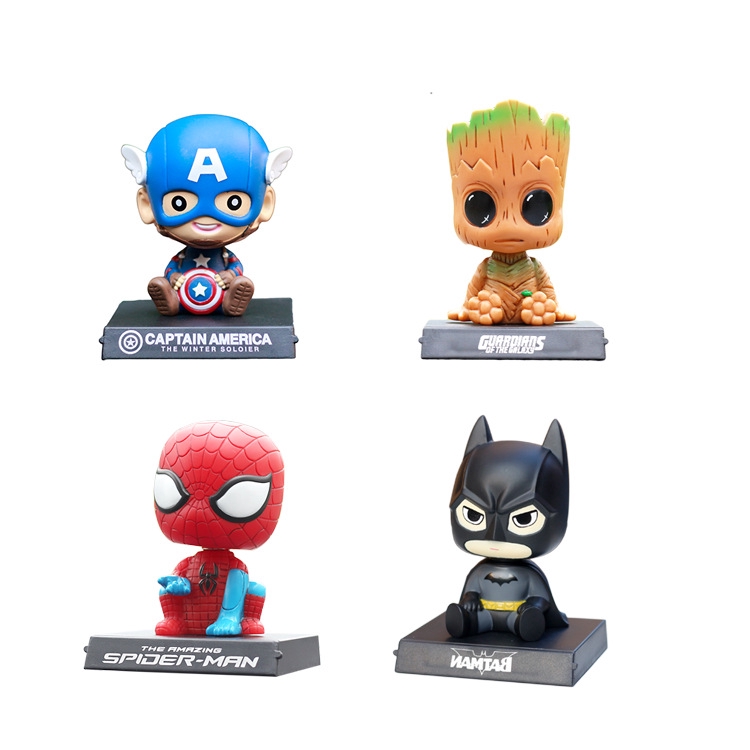 Mô Hình Nhân Vật Avengers Lắc Đầu Trang Trí Xe Ô Tô Thú Vị