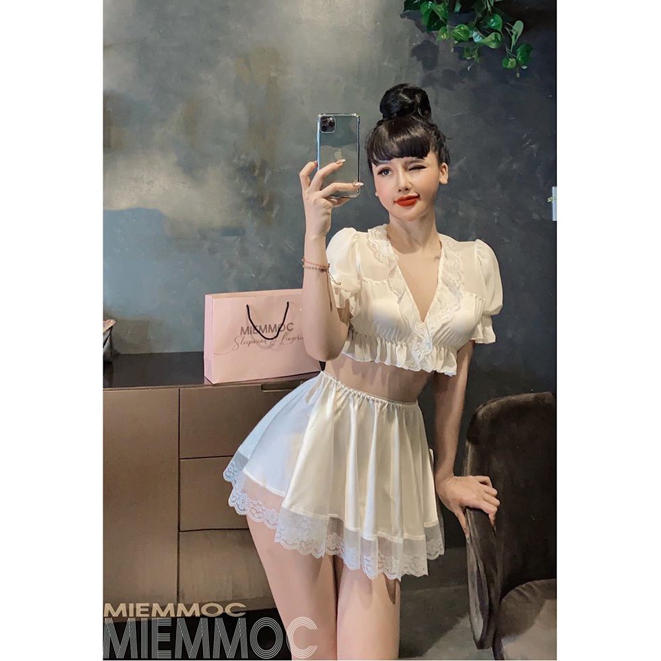 Váy ngủ sexy cao cấp QUẢNG CHÂU SX 91 - MUỐI SLEEPWEAR