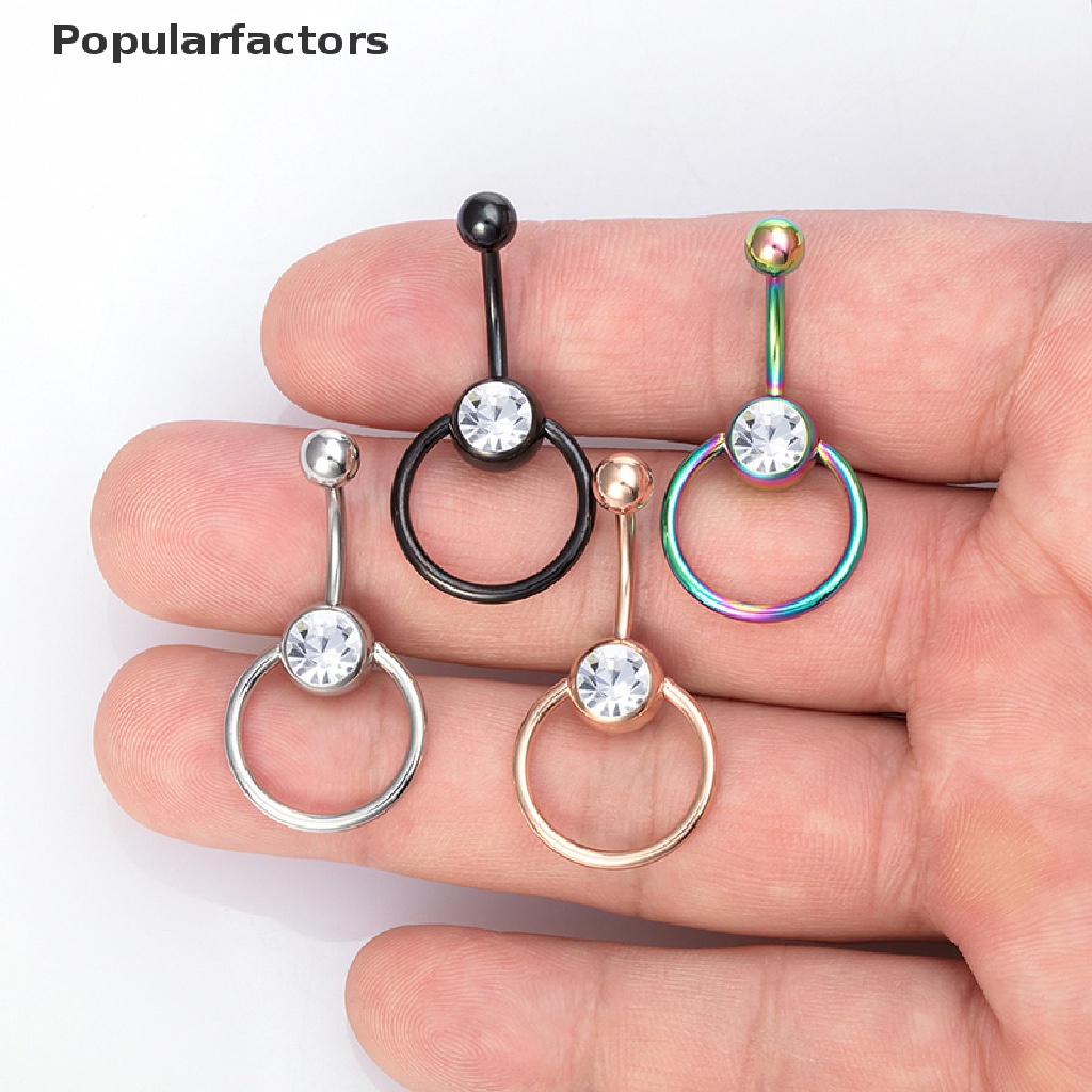 [Phổ Biến] Khuyên Rốn Helix Bằng Thép Không Gỉ Đính Pha Lê