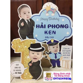 Chibi sinh nhật cho bé trai,combo cả sét