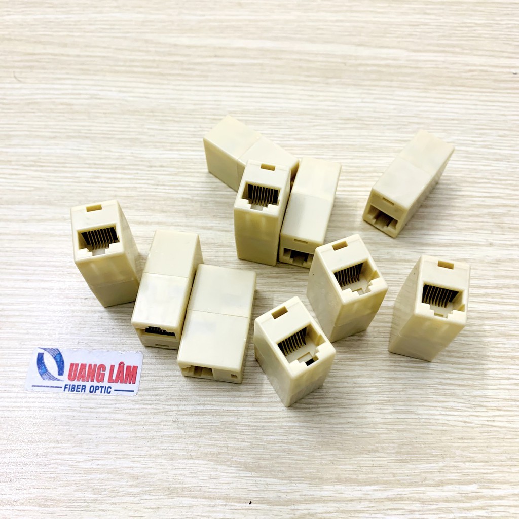 Đầu Adapter nối dài RJ45 (nối thẳng loại 8 chân) Bộ 5 Cái/10 cái