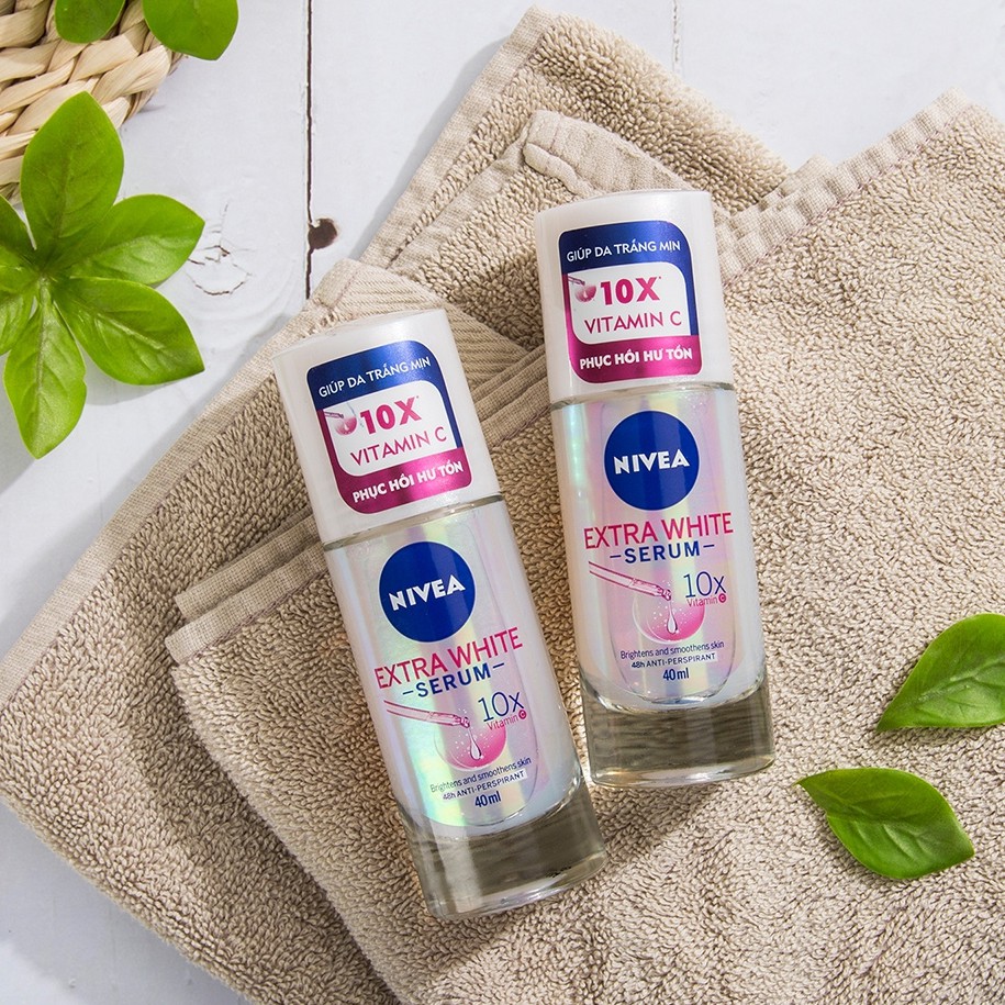 Lăn Khử Mùi Serum Sáng Mịn Da Nivea 40ml