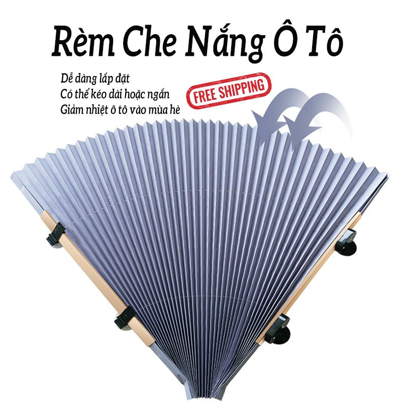 Rèm Che Nắng Ô Tô, Rèm Che Kính Lái Chống Tia UV Bảo Vệ Nội Thất Xe Hơi LEON OFFICIAL