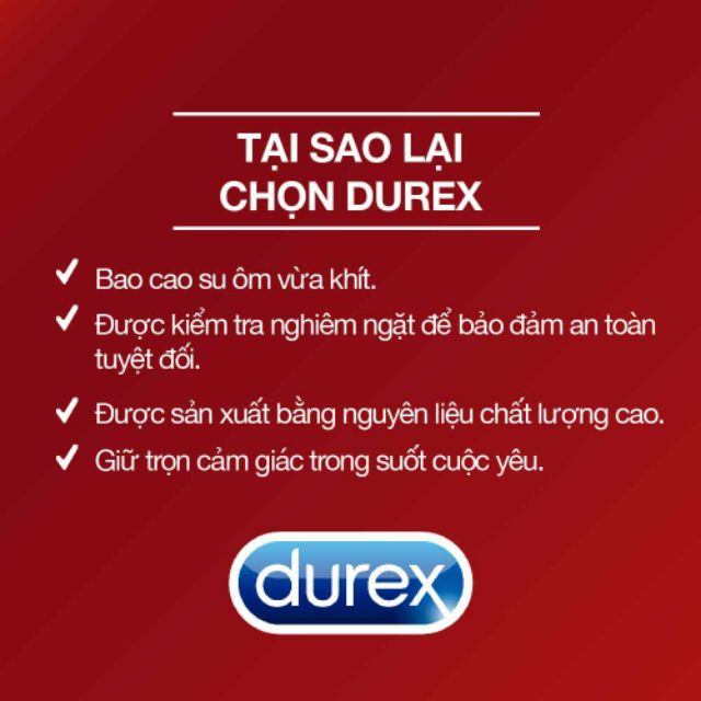 [SIÊU RẺ] Durex FETHERLITE Ultima HỘP 3 CÁI Á