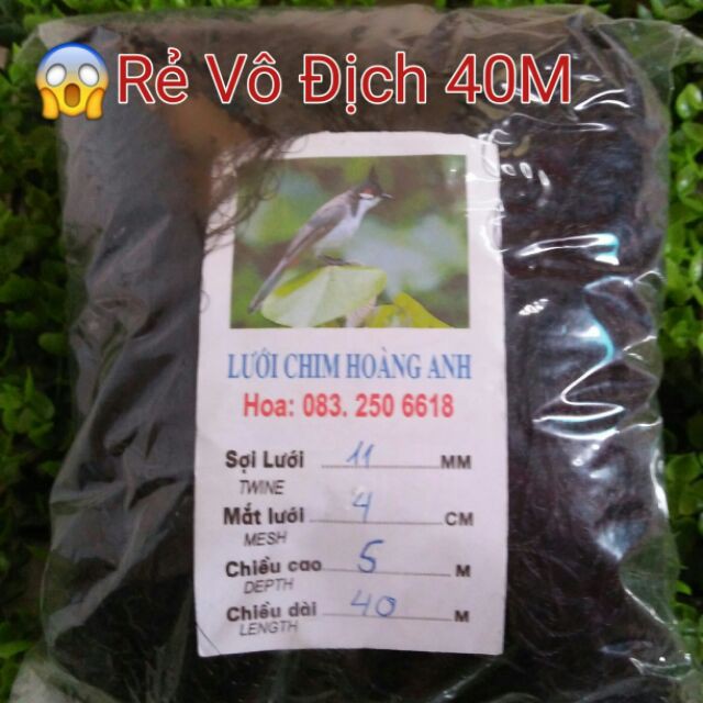 Lưới Bẫy Chim Lưới Bẫy Chim  40M Cao 4M