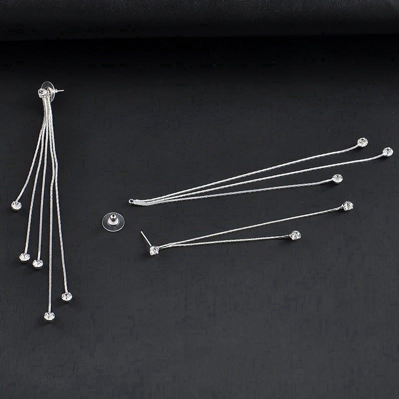 Khuyên tai dáng dài nhiều lớp thời trang nữ sang trọng