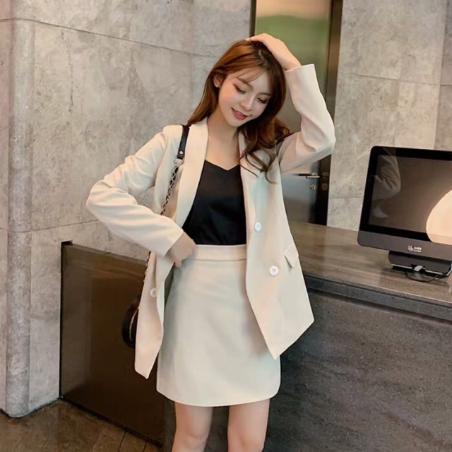 Áo blazer công sở nữ form dáng vừa người | Áo vest nữ dáng Hàn bán rẻ giao mẫu ngẫu nhiên