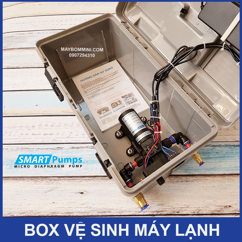 Box xịt vệ sinh máy lạnh chuyên nghiệp 45W 220V Option 1