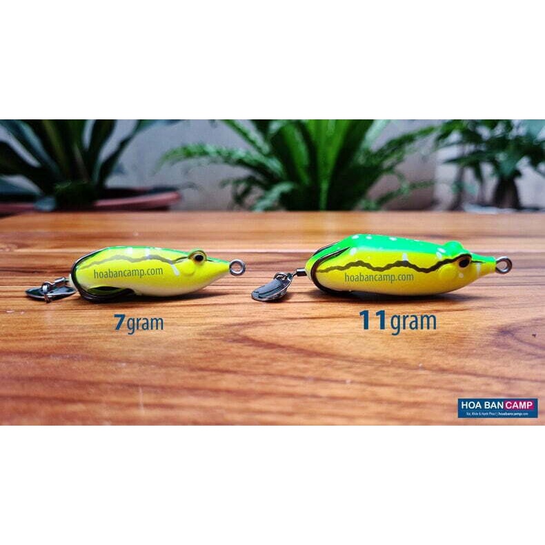 Mồi Lure Nhái Hơi Bumpy Frog