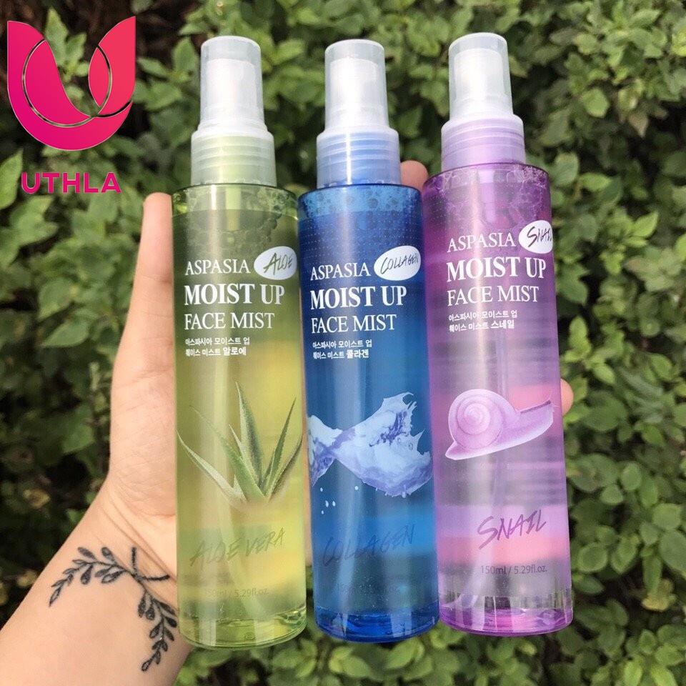 Xịt Khoáng Aspasia Moist Up Face Mist