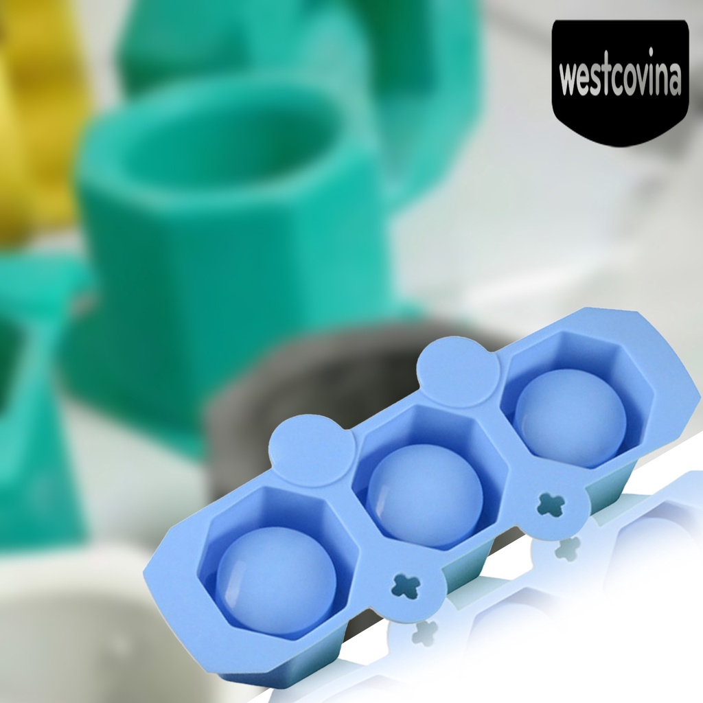 [Hot]☀ Khuôn Làm Đá 3 Ngăn Hình Chậu Hoa