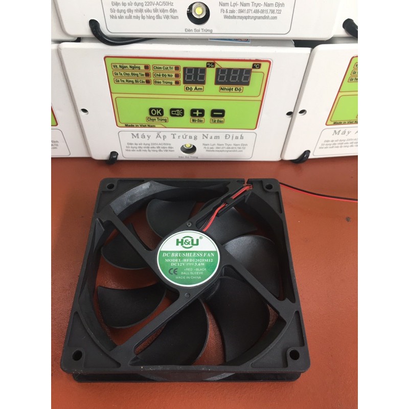 Quạt Máy Ấp Trứng 12v