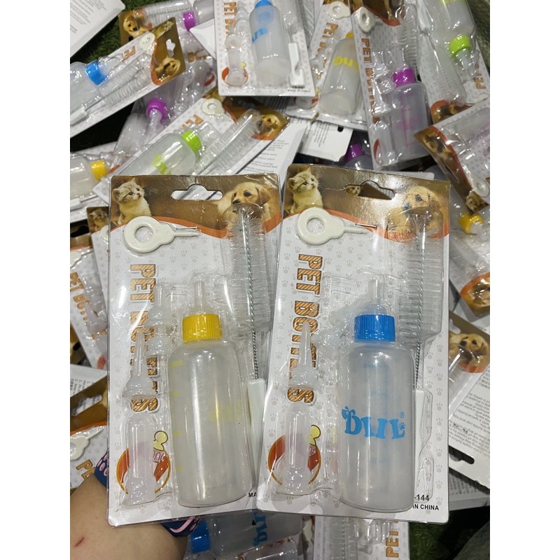 Bình sữa cho cún, mèo và sóc sơ sinh