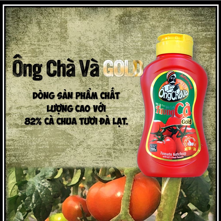 Tương Cà Gold Ông Chà Và 290gr (Tomato Ketchup Ong Cha Va 290g)