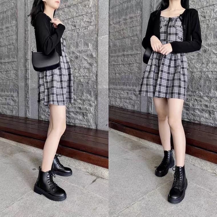 Bốt chiến binh cao cổ gắn ngôi sao cực sang