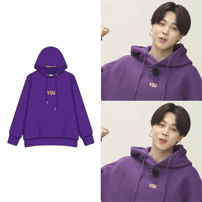 Áo Hoodie Tay Dài In Chữ JIMIN BTS You Never Walk Alone Thời Trang Cho Nam Và Nữ