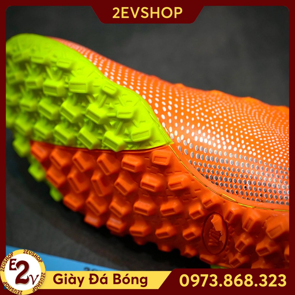 T TOKY SHOP [Freeship] Giày Bóng Đá 𝗪𝗶𝗸𝗮 𝗦𝘂𝗽𝗲𝗿 𝗦𝗽𝗲𝗲𝗱 Cam Cao Cổ (Tặng Tất Chống Trơn) Đã Khâu ☭