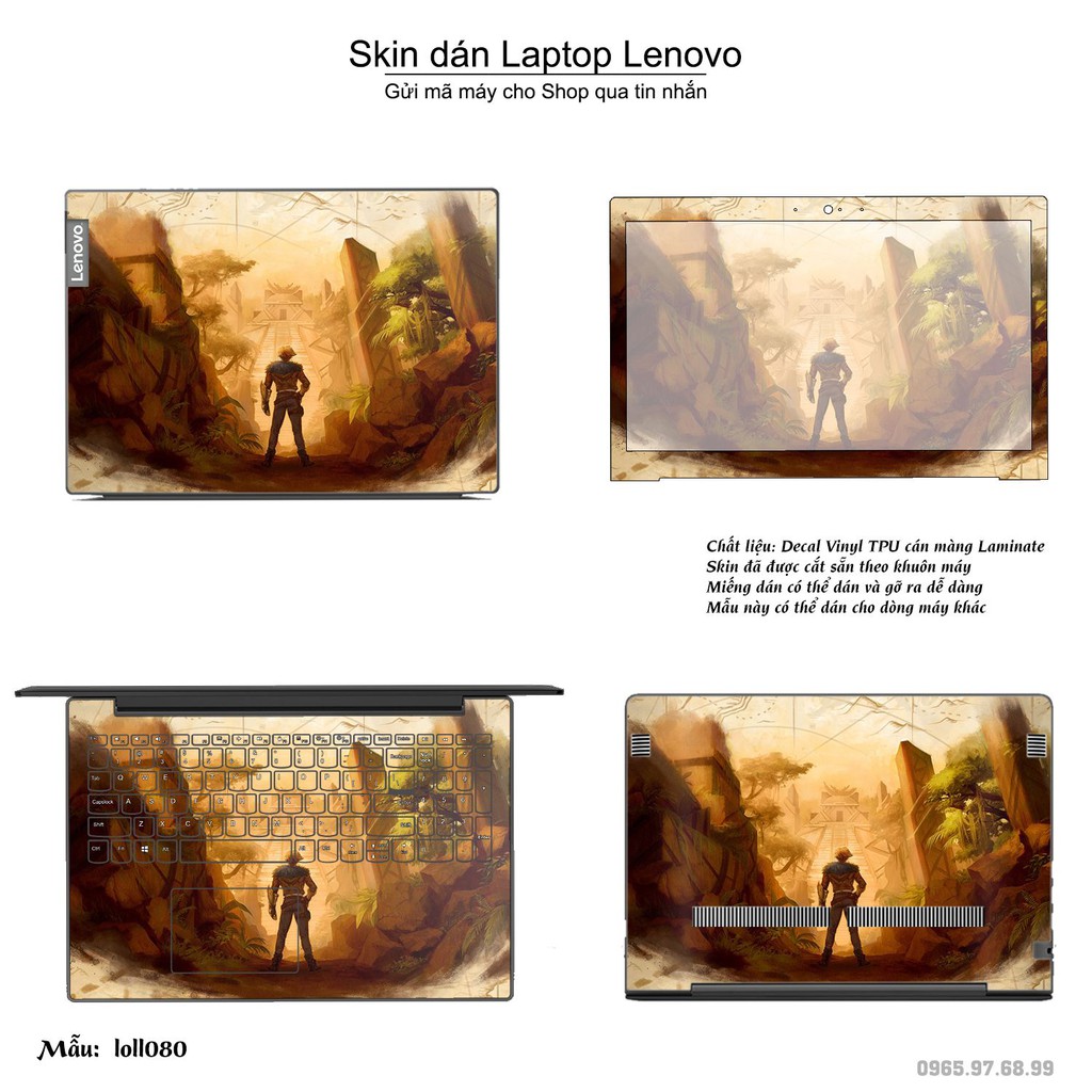 Skin dán Laptop Lenovo in hình Liên Minh Huyền Thoại nhiều mẫu 11 (inbox mã máy cho Shop)