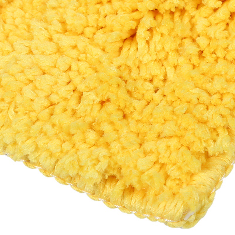 Thảm Chùi Chân Thấm Hút Tốt, Chống Trượt 45 x 65cm Màu Vàng