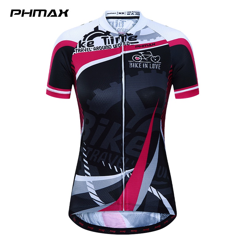Áo jersey đạp xe PHMAX tay ngắn thoáng khí chuyên nghiệp mùa hè