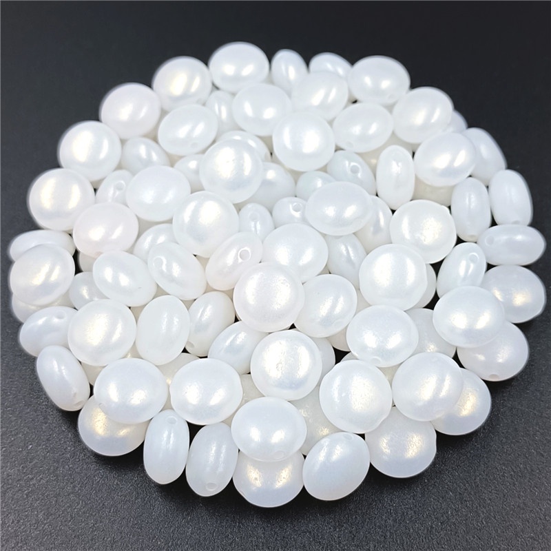 Túi 20 Hạt Cườm Acrylic Tròn Dẹt Nhiều Màu Dùng Làm Trang Sức Thủ Công
