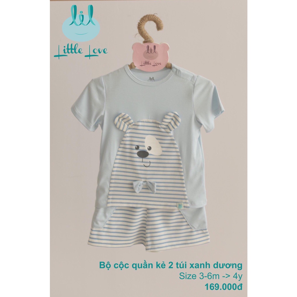 Bộ cộc tay kẻ Little love22