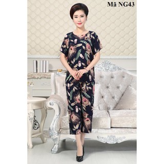 Bộ đồ mặc nhà cho người trung niên, người lớn tuổi