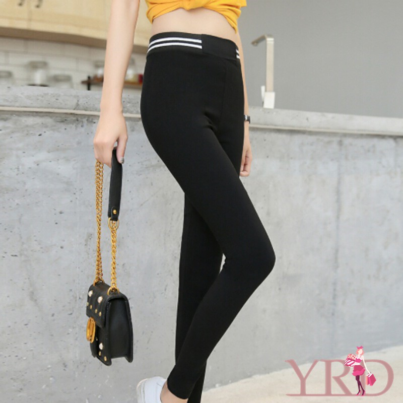 Quần dài dáng ôm lưng cao thời trang năng động cho nữ | BigBuy360 - bigbuy360.vn