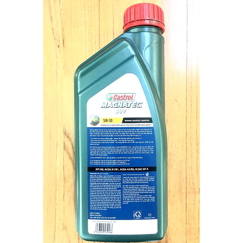 Nhớt chính hãng CASTROL MAGNATEC SUV 5W30 1L