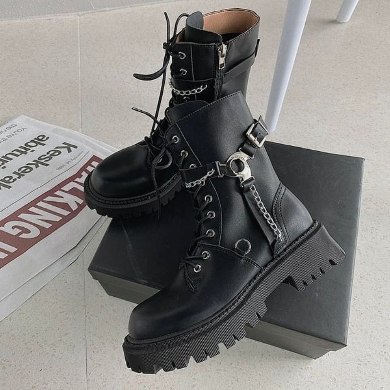 (SẴN) Boots ulzzang B35 cao 4cm