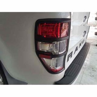 Ốp đèn hậu xe ford ranger 2019-2020-2021 mạ crom, op den pha hau, op vien den