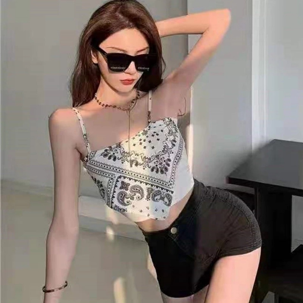 Áo bra yếm họa tiết BOHO thổ cẩm, áo ngực đa năng Havana FLA32