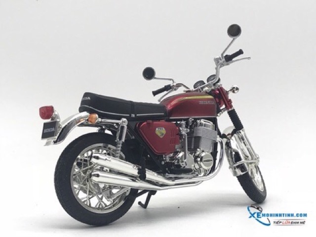 Xe mô hình Honda Dream CB750 Four 1969 Joycity 1:12 (Đỏ)