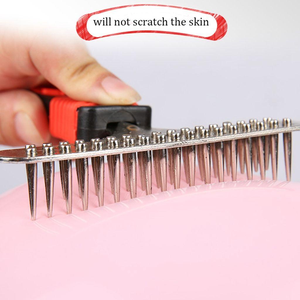 Lược Chải Lông Thú Cưng 1 Đầu Bằng Thép Không Gỉ An Toàn