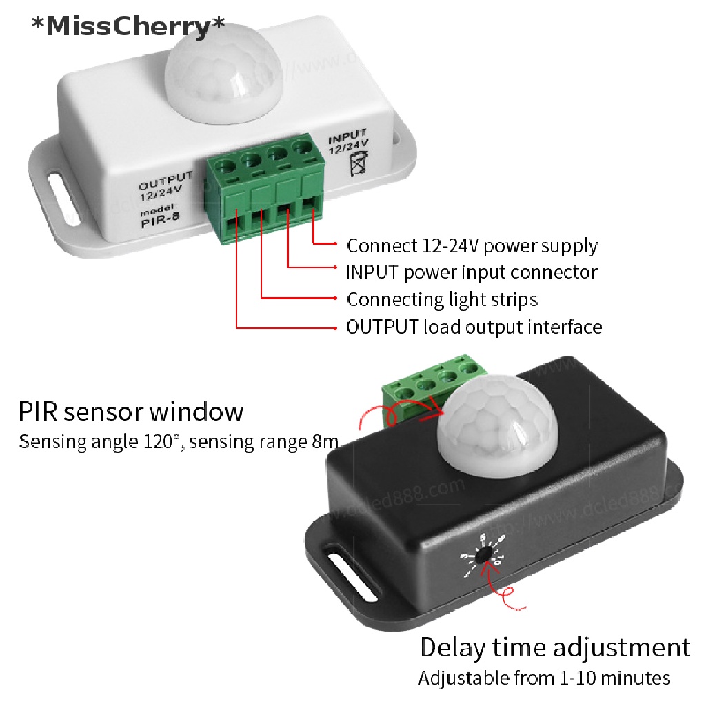 Mô Đun Cảm Biến Chuyển Động Hồng Ngoại DC 12V 24V