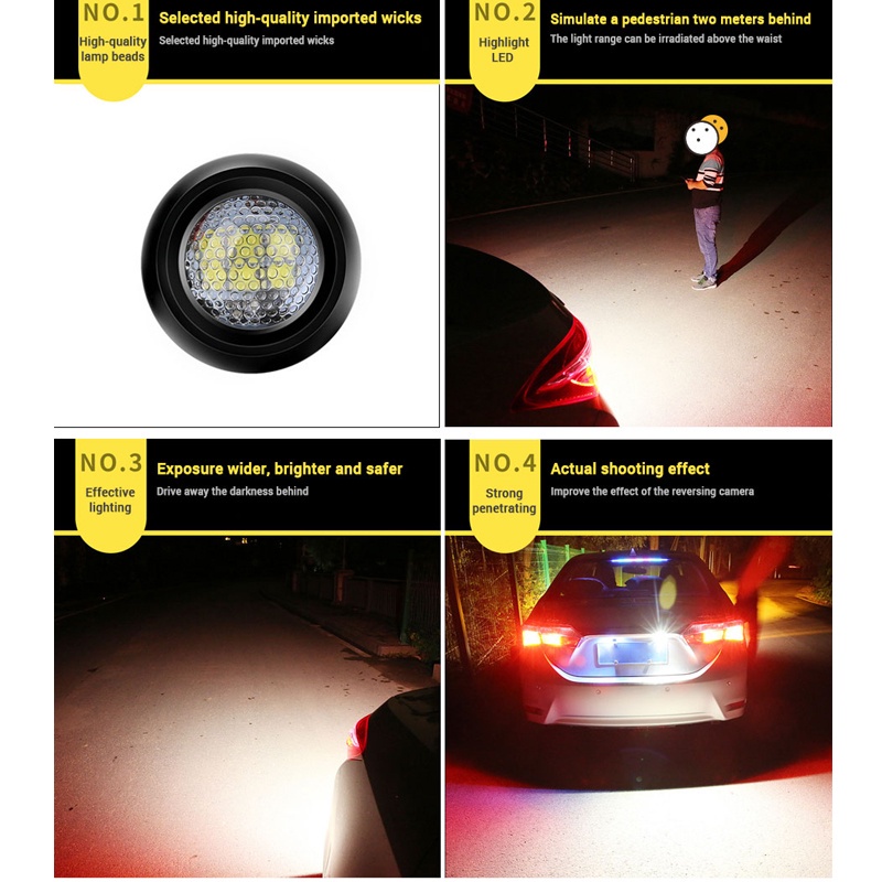 Đèn LED ô tô 12V Đảo chiều Ánh sáng làm việc phụ trợ Ánh sáng ô tô không thấm nước