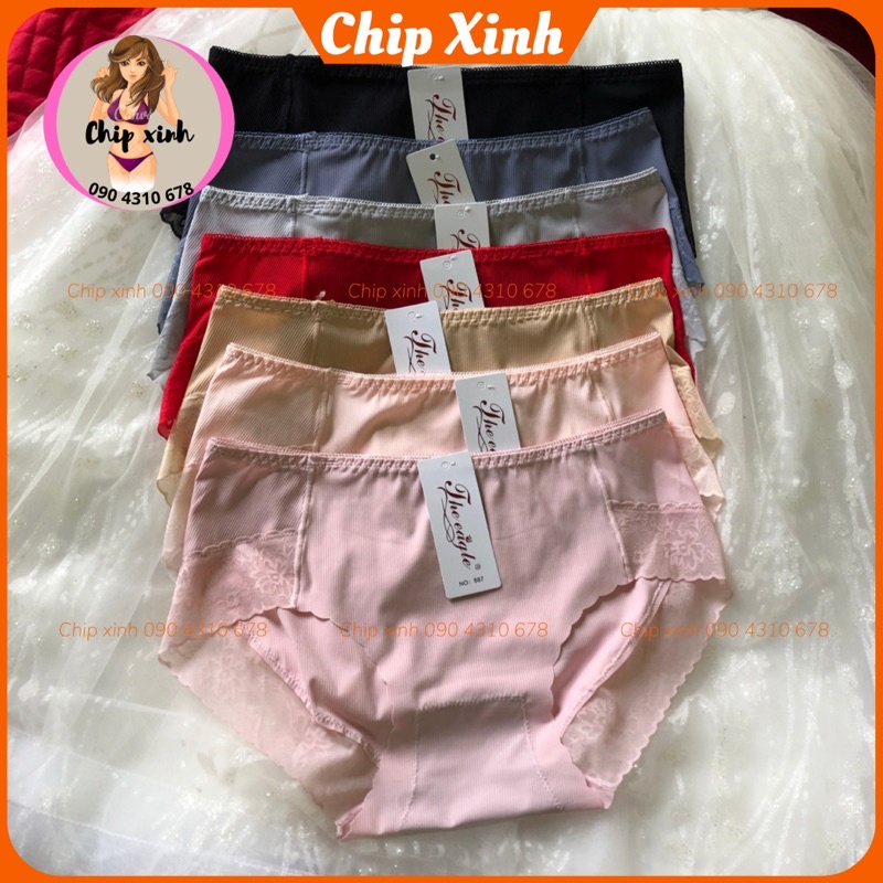 Quần su tăm viền ren, quần su đúc lạnh phối ren đẹp cao cấp