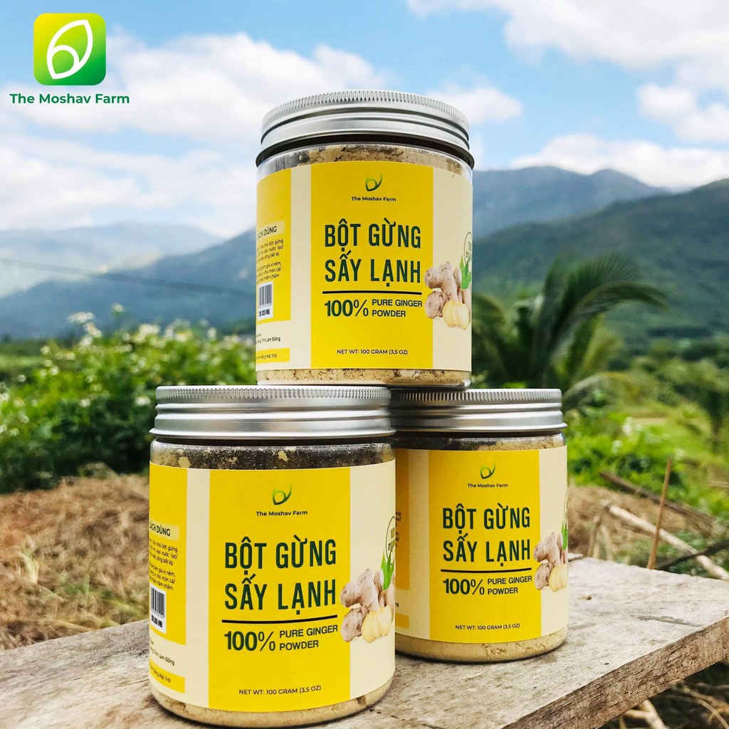 BỘT GỪNG SẤY LẠNH THE MOSHAV FARM LỌ 40 GRAM