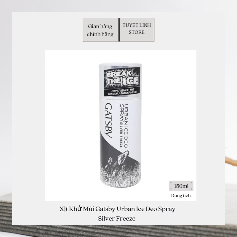 Xịt Khử Mùi Gatsby Hương Nồng Nàng Nam Tính Quyến Rũ Giữ Hương Lâu 150ml