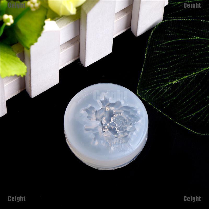 Khuôn Silicone Làm Bánh / Xà Phòng Hình Hoa Hồng Nở Sáng Tạo