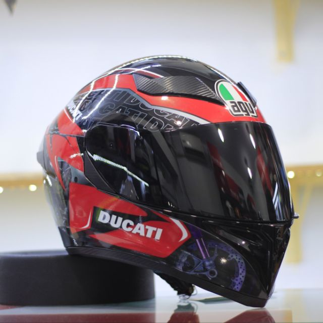 MŨ BẢO HIỂM FULLFACE ROC 1 KÍNH LÊN TEM DUCATI (TEM ĐỘC QUYỀN )