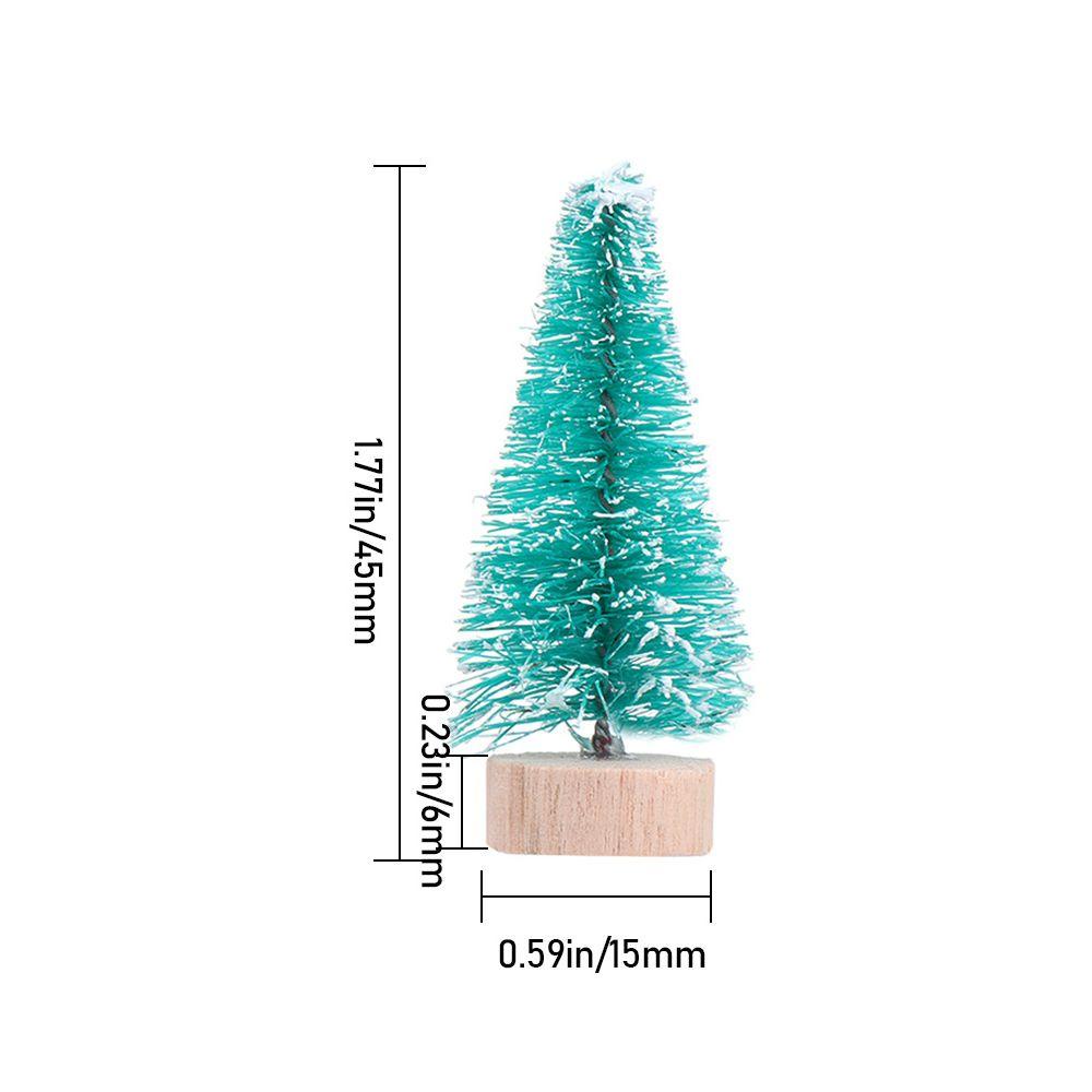 WATTLE Bộ 24 Cây Thông Mini Trang Trí Giáng Sinh