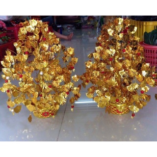 Nguyên liệu làm Cây kim tiền lộc Lá quạt 50cm mẫu như hình 180k