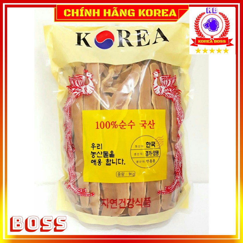 Nấm linh chi thái lát hàn quốc túi 1kg, Korea Boss