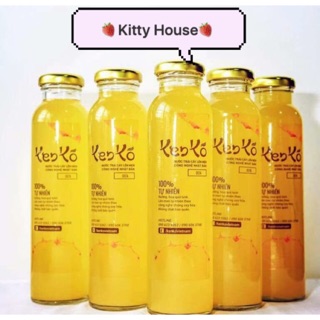 COMBO 5 Chai thuỷ tinh trơn tròn cao 350ml kèm nắp kim loại