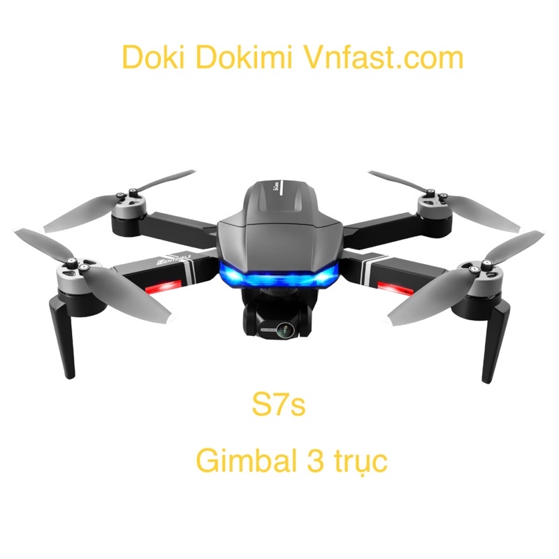 Flycam LSRC S7s Gimbal 3 trục 4k - động cơ không chổi than - Tập bay - chính hãng