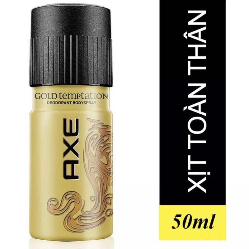 Xịt Khử Mùi Axe Gold 50Ml