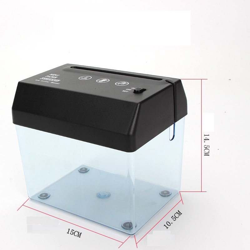 Máy cắt giấy cổng USB A5, A6 tự động phù hợp cho gia đình, bill thanh toán tại các cửa hàng- Máy hủy tài liệu văn phòng